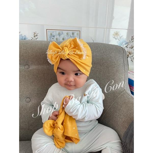 Mũ turban cho bé