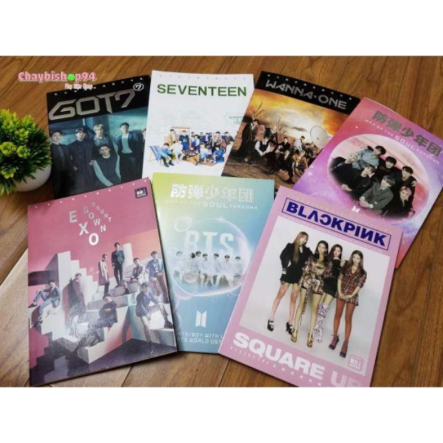 Album ảnh BTS GOT7 SEVENTEEN BLACKPINK WANNAONE