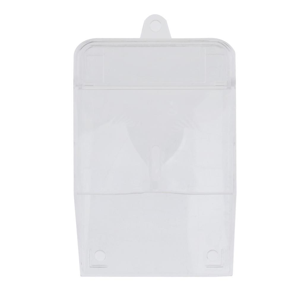 2x Plastic Doorbell Cover Waterproof Cover for Door Bell Button Protector