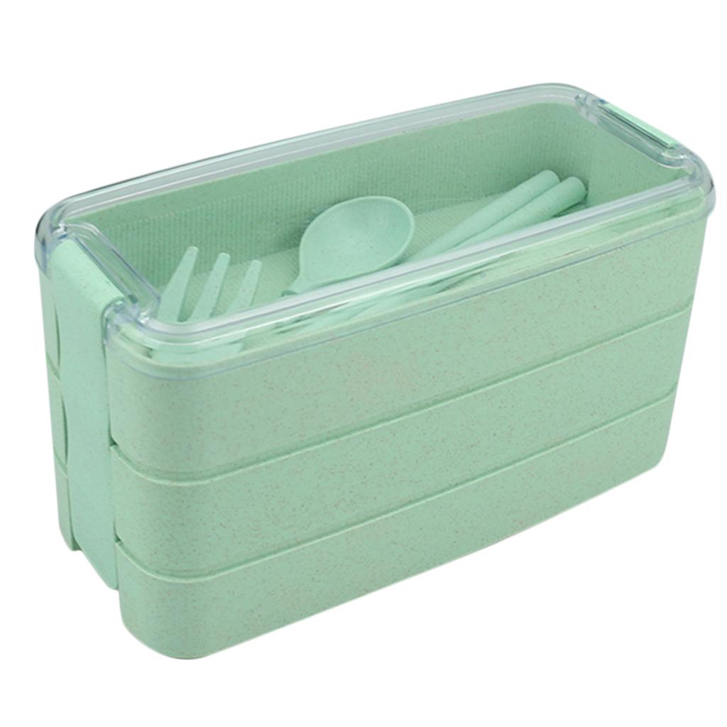 Bento Lunch Box 3 Layers Food Container Snack Lunchbox