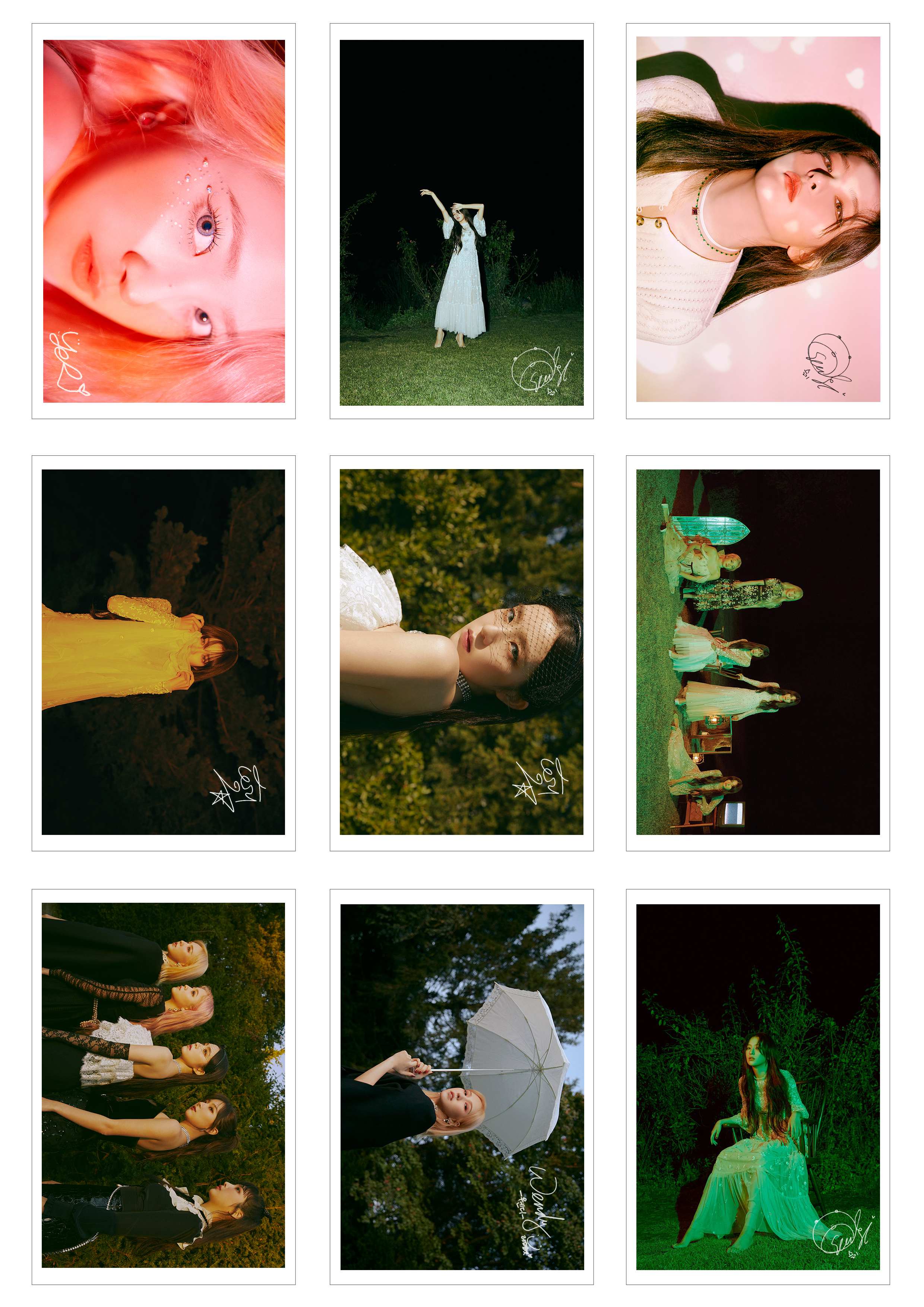 Lomo Card Ảnh RED VELVET - THE REVE FINALE - Psycho ( 54 ảnh