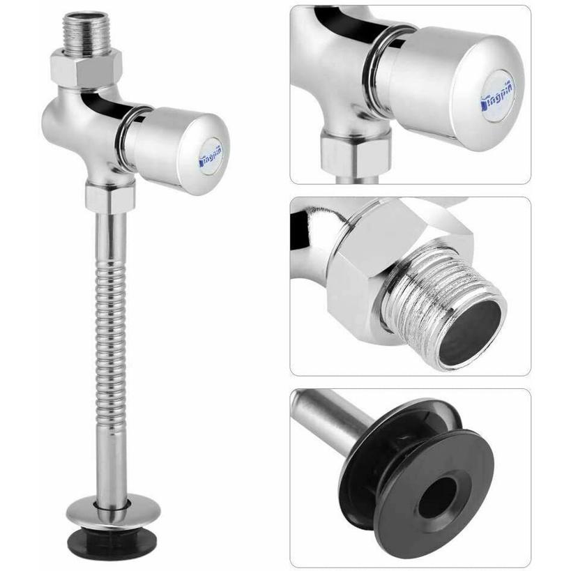 Toilet Hand Pressing Office Multifunction Urinal Flush Valve Manual Flushing Tool Hotel Durable Zinc Alloy HBJYT
