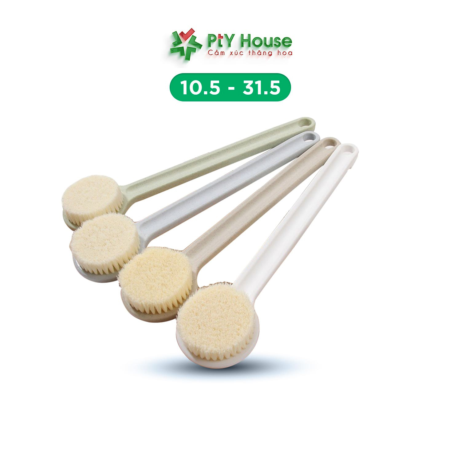 Bàn Chải Tắm Kỳ Lưng Massage Tẩy Tế Bào Chết Lông Mềm Phong Cách Nhật Bản - Giao Màu Ngẫu Nhiên - Hàng Tốt