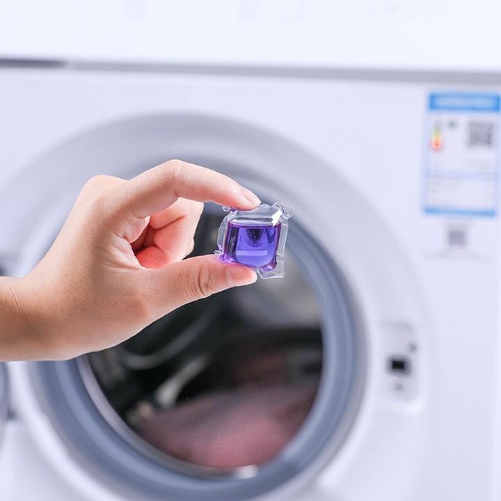 Hộp 30 viên giặt xả quần áo siêu sạch 3in1 Jielian Mengzhu
