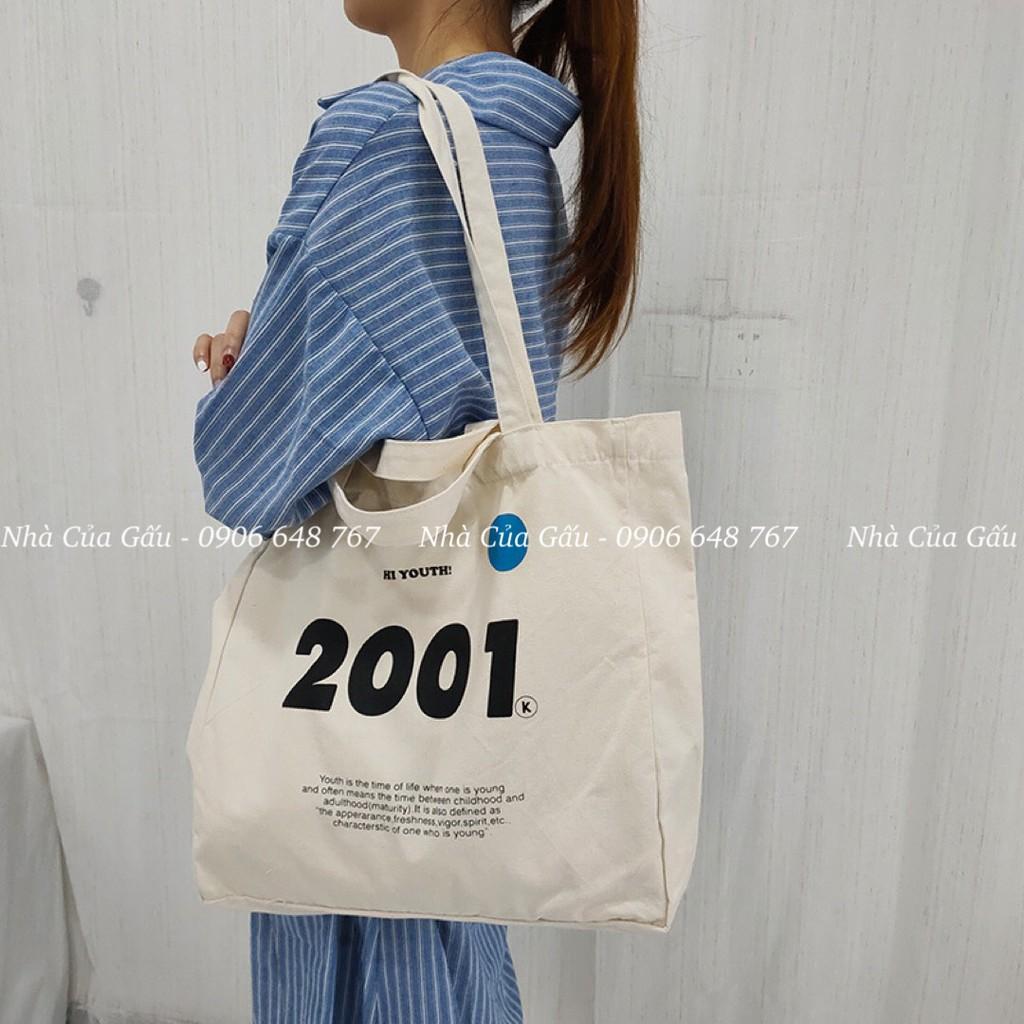 Túi tote vải đẹp 2001 cực chất