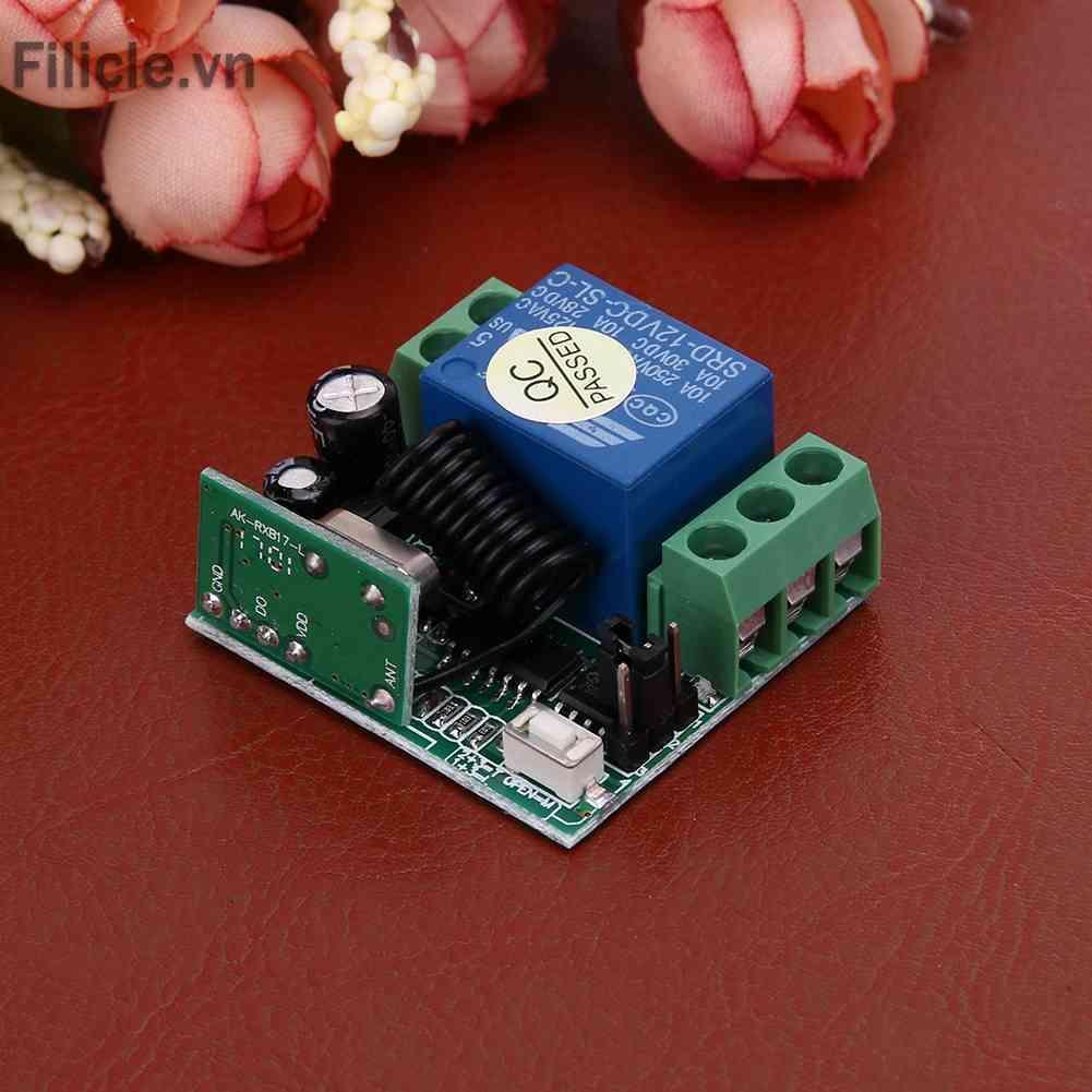 Bộ Thu Phát Tín Hiệu Đèn LED 12V 433MHZ
