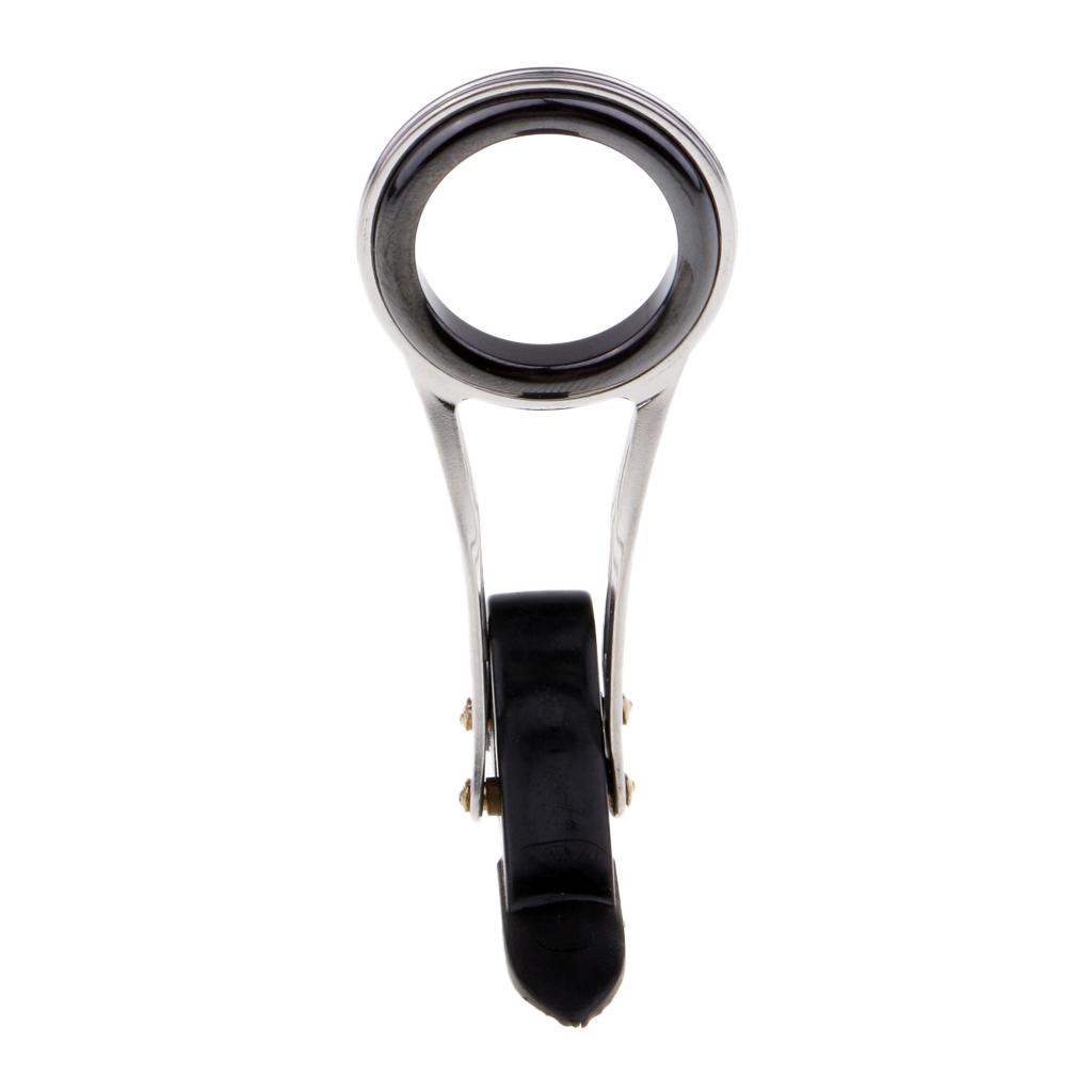 Fishing Line Rod Guide Eyes Ceramic Ring Foldable DIY Tip Repair Kit 3.3cm