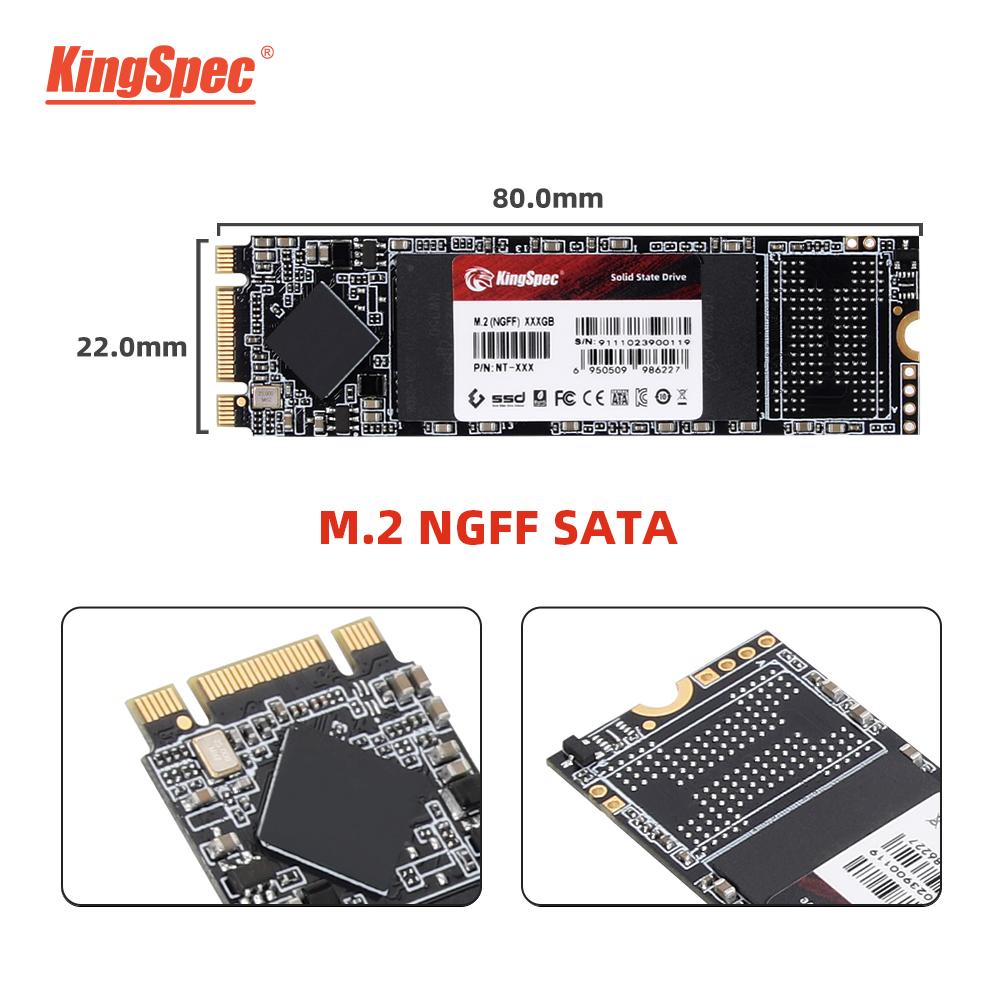Kingspec M2 SSD 480GB Drive trạng thái rắn nội bộ M.2 2280 SSD NGFF SATA SSD M2 SSD M.2 cho máy tính để bàn máy tính xách tay