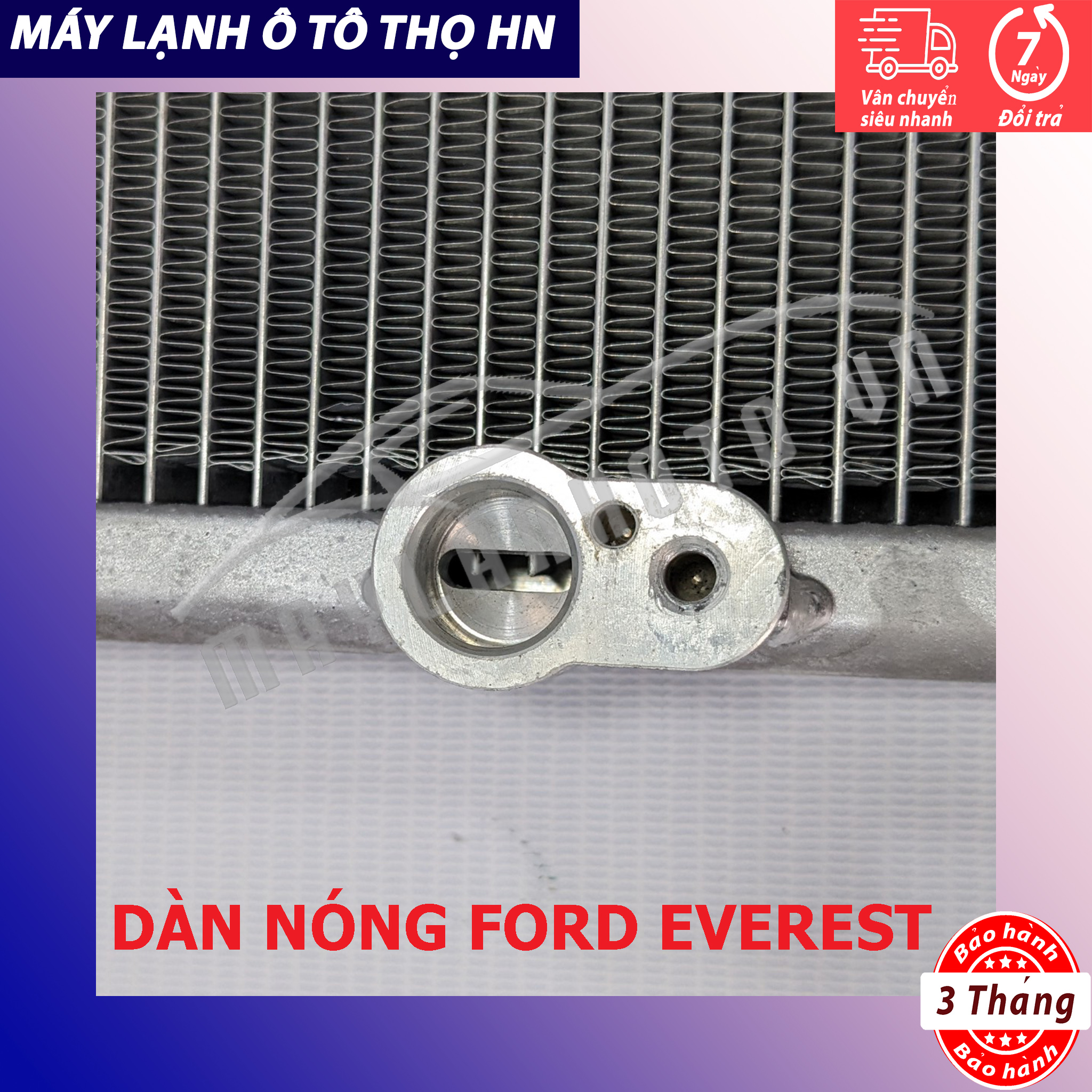 Dàn (giàn) nóng Ford Everest 2005 2006 2007 2008 2009 2010 hàng xịn Thái Lan 05 06 07 08 09 10