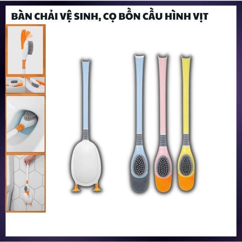 Cọ toilet, cọ bồn cầu, bàn chải hình vịt