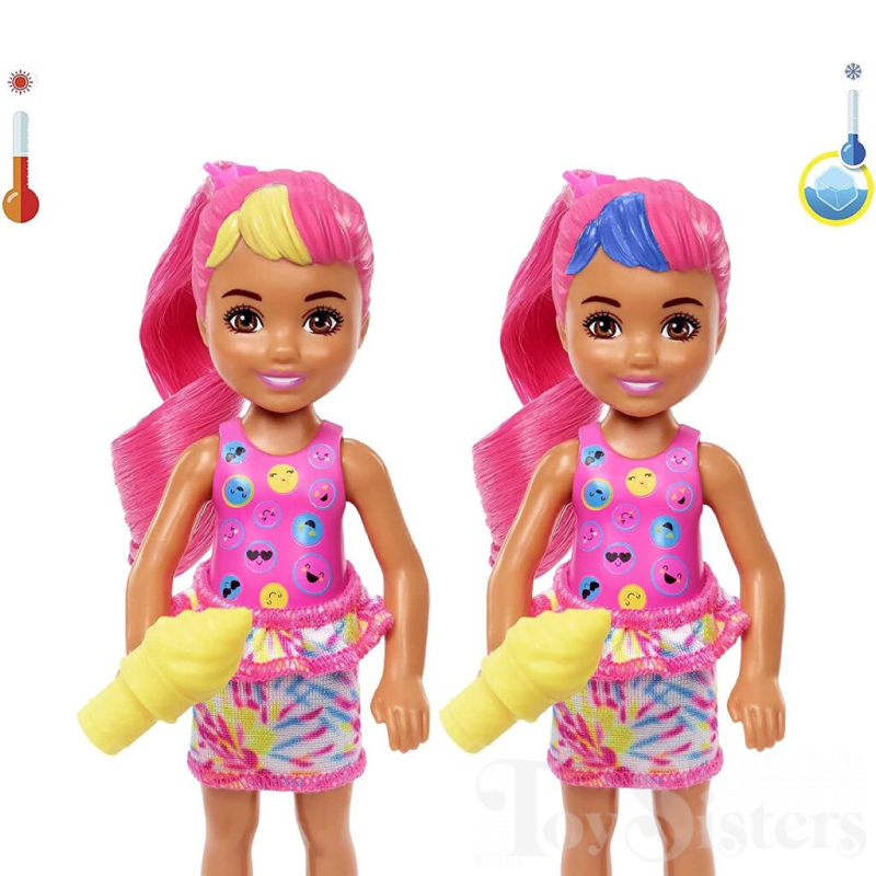 Đồ Chơi BARBIE Búp Bê Chelsea Đổi Màu - Phiên Bản Sắc Màu Neon HCC90