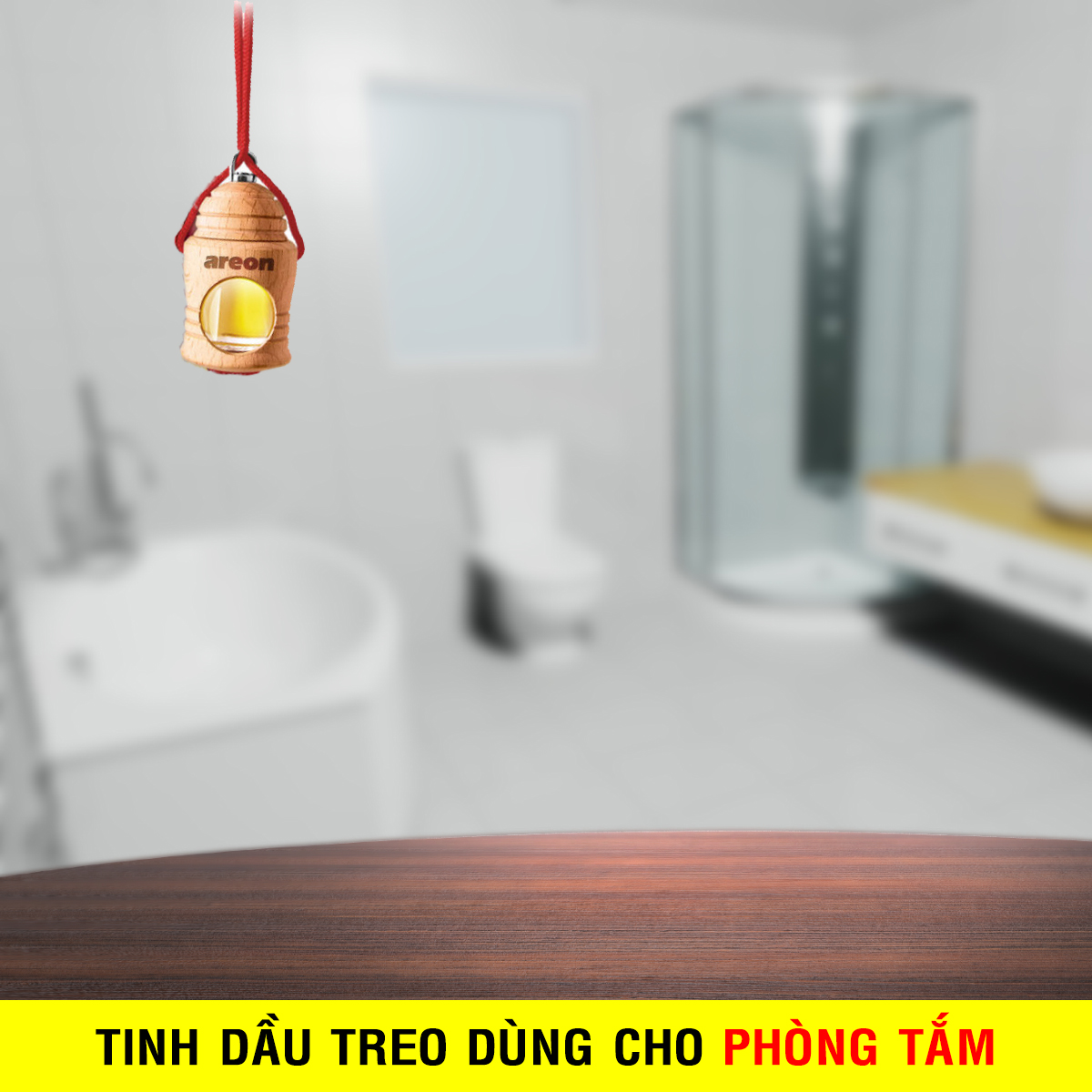 Tinh dầu treo ô tô Areon Presco Patchouli - Lavender - Vanilla
