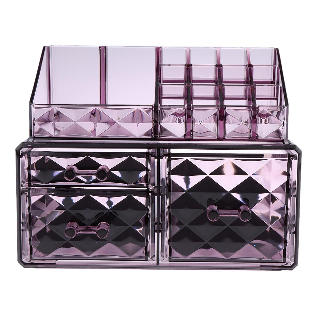 Acrylic Cosmetic Organizer Makeup Case Jewelry Storage Holder
