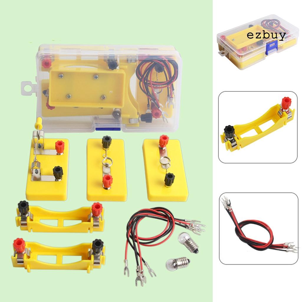 EY-Physics Science Kit Puzzle Practical Ability DIY Physics Science Lab Basic Circuit Learning Starter Kit for Kids