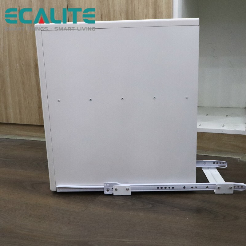 Thùng gạo âm tủ cánh mở Pull-out Ecalite NRC15P - Hàng Chính Hãng