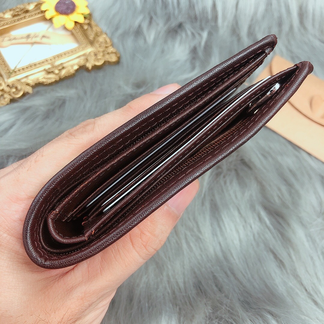 Ví Da Cá Sấu Cao Cấp - Bóp Nam Da Cá Sấu Thật Mặt Ngoài Kiểu Dáng Ngang Da Bụng