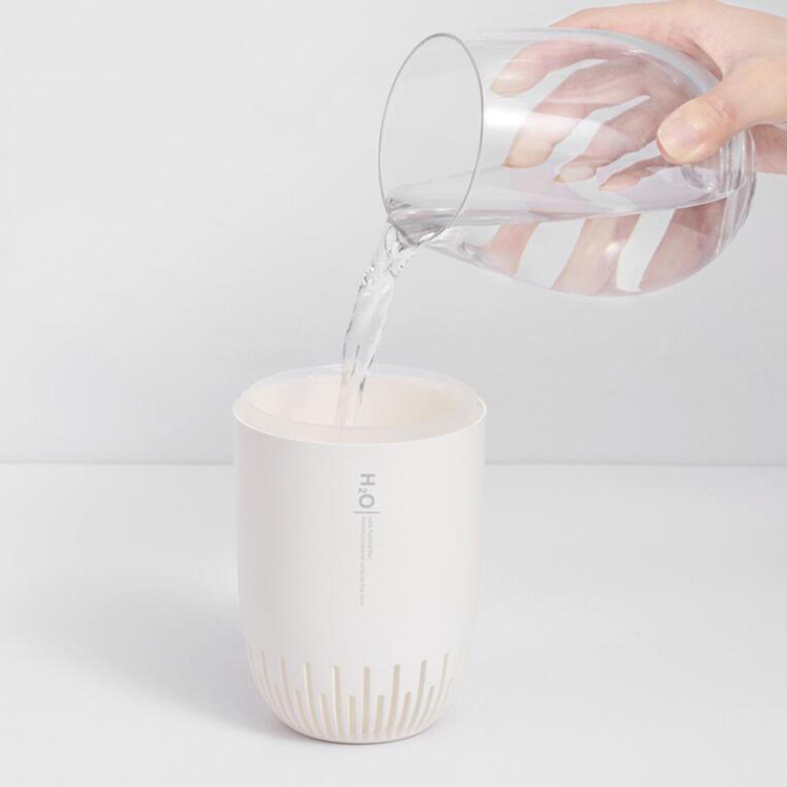 450ml Air Humidifier Mini with Atmosphere Light Desktop Quiet for Car Home