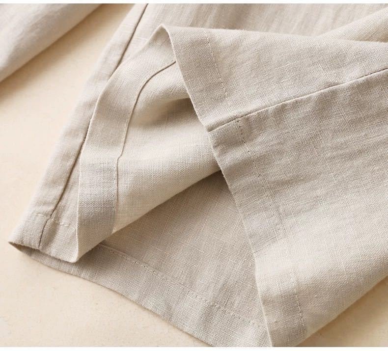 Quần suông ống rộng nam nữ chất liệu linen thời trang cao cấp Đũi Việt