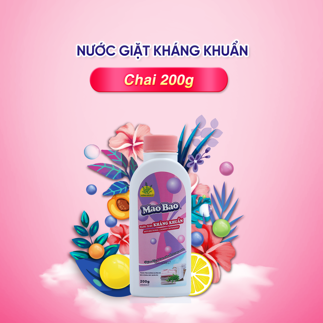 Nước Giặt Kháng Khuẩn Mao Bao 200g