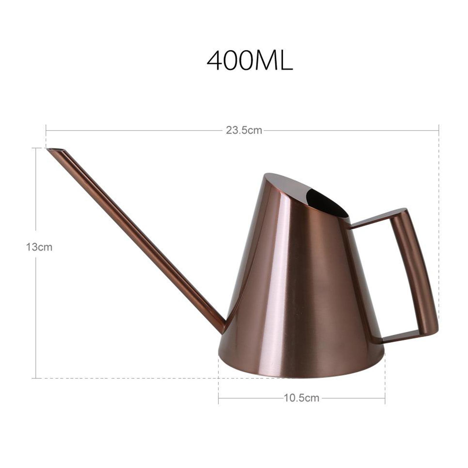 Small Indoor Watering Can for House Plants Stainless Steel Watering Pot with Long Spout