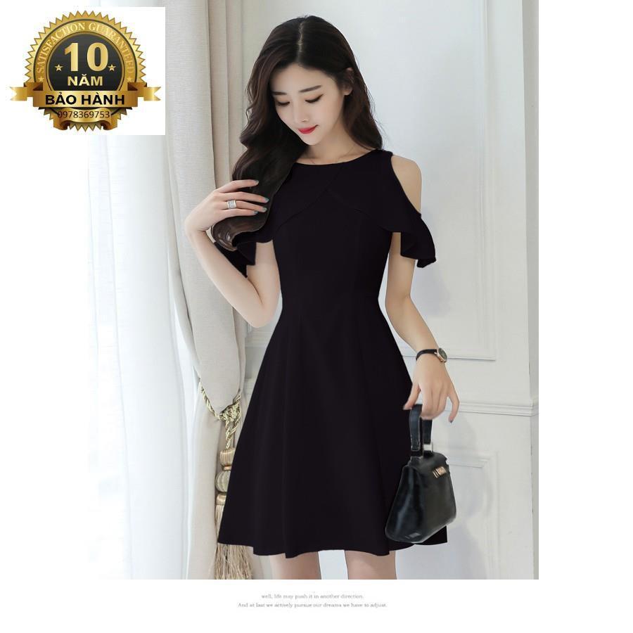 SALE - Đầm xòe cut out vai công sở, dự tiệc, dạo phố trẻ trung, xinh đẹp Misa Fashion MS308 - Có 3 màu