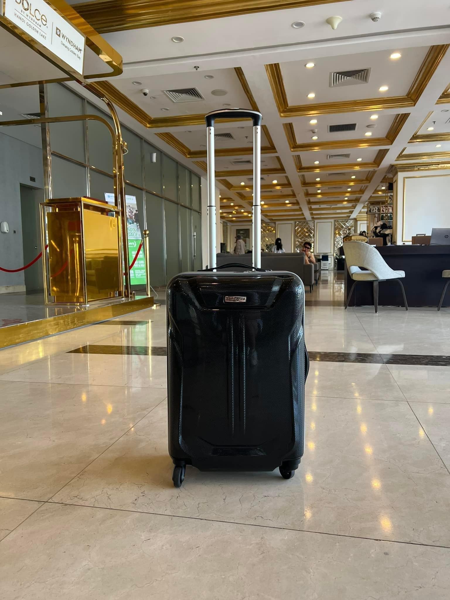 VALI SAMSONITE Plano Size 20 Hàng chính hãng