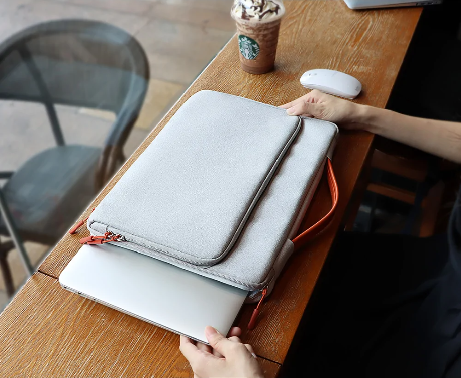 Túi đựng máy tính laptop, tablet vải jacquard chống nước 14,1-15,4 inch ND03S