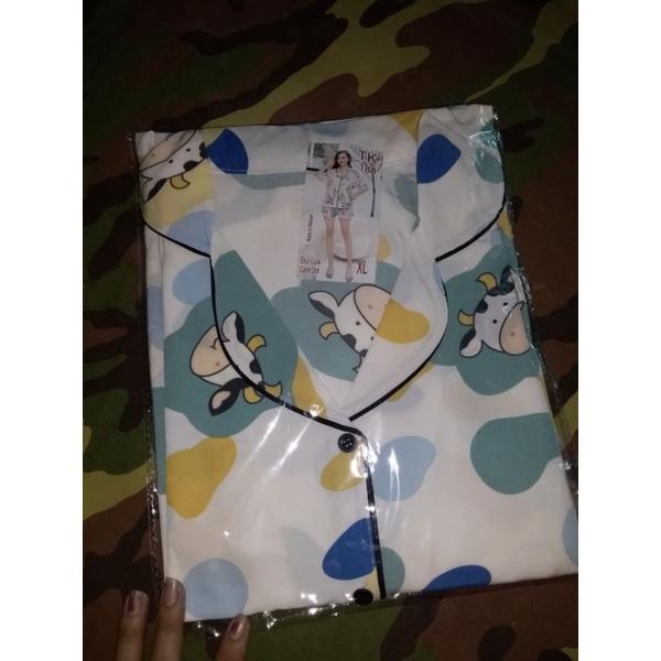 Lụa đùi 3 màu y hình, set đồ mặc nhà, pijama dễ thương