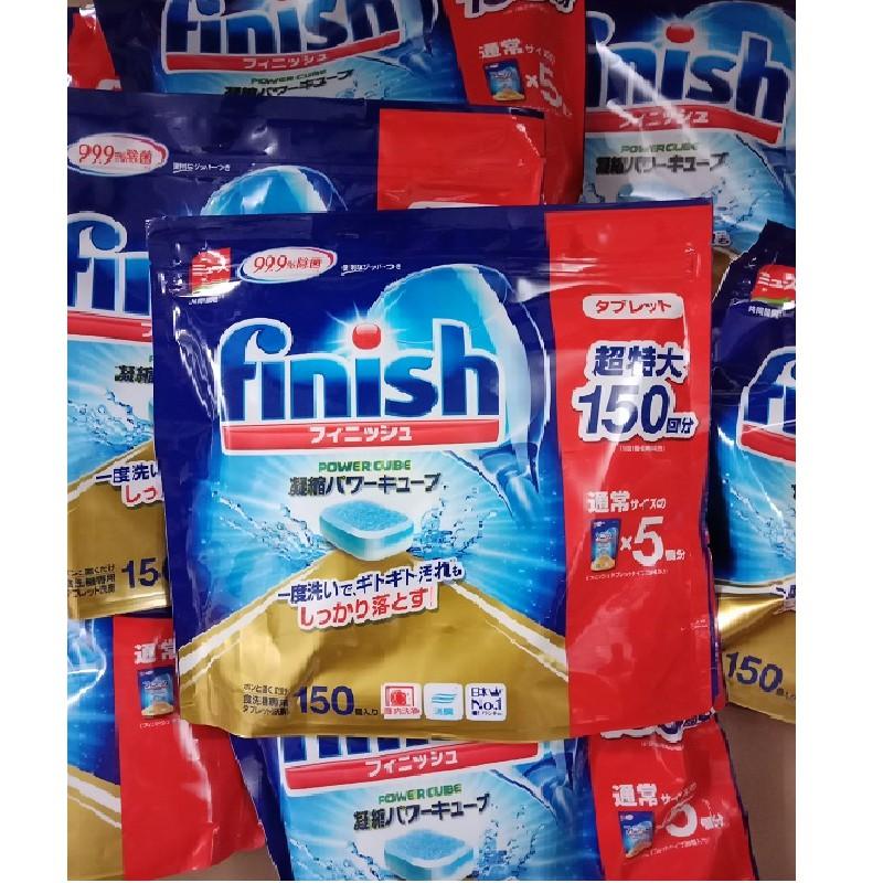 Viiên rửa bát chén ly Finish xuất xứ Nhật ( bán lẻ 75 viên)chuyên dùng cho máy rửa chén bát