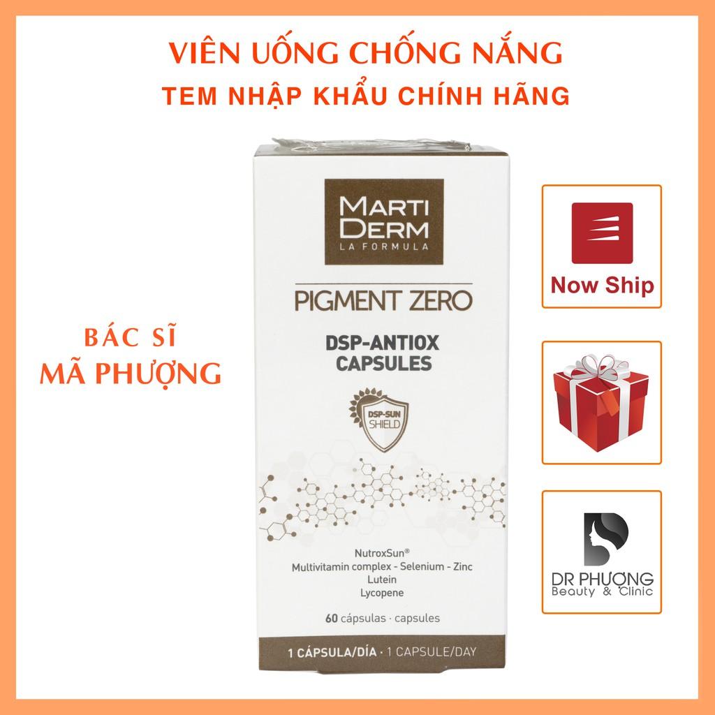 Viên Uống Chống Nắng, Làm Sáng Da - MartiDerm Pigment Zero Anti Oxidant 60 viên