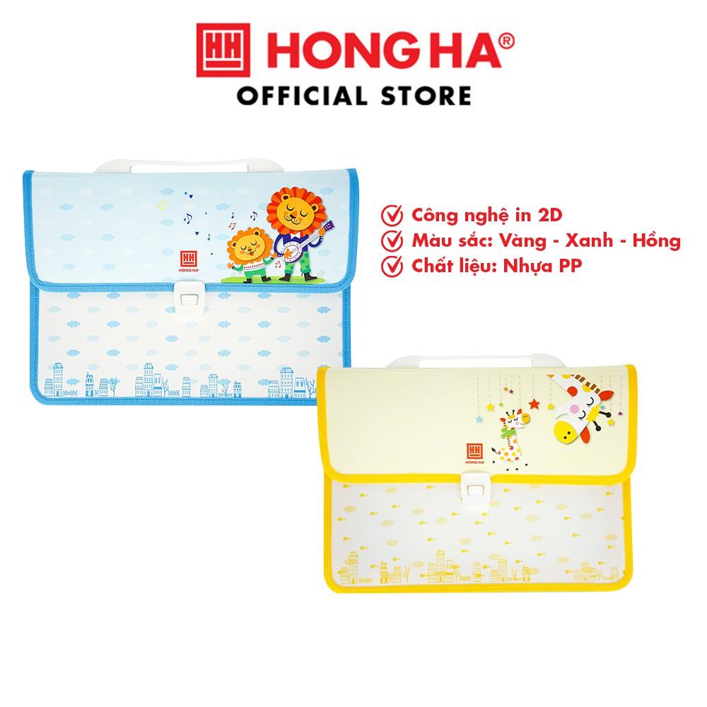 Cặp học sinh Hồng Hà Family (3859) - Giao màu ngẫu nhiên