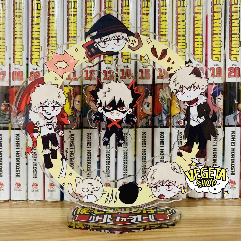 Mô Hình Tượng Standee Acrylic Mica 2 mặt gắp thú - My Hero Academia Học viện siêu anh hùng - Midoriya Bakugo Todoroki