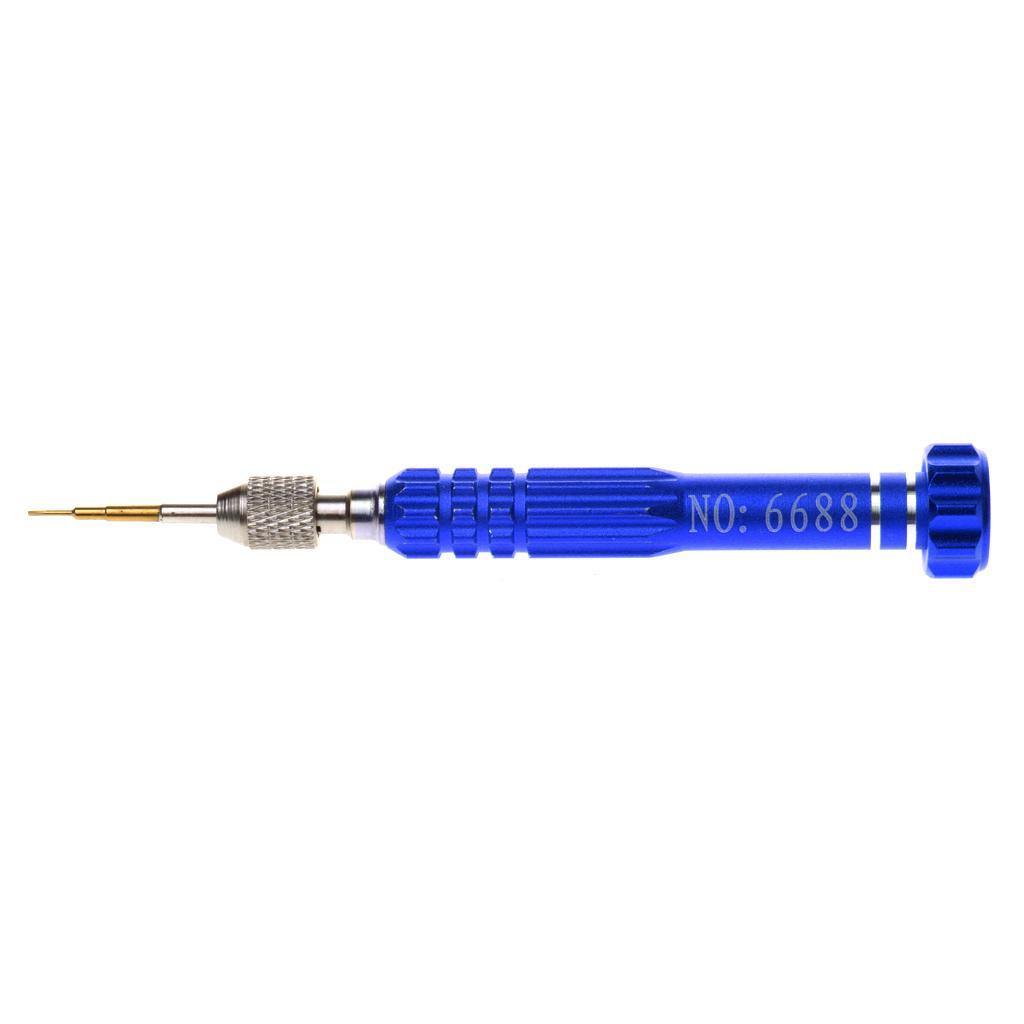 5 In 1 Aluminium Magnetic Phone Repair Opening Tool Screwdriver Set Blue