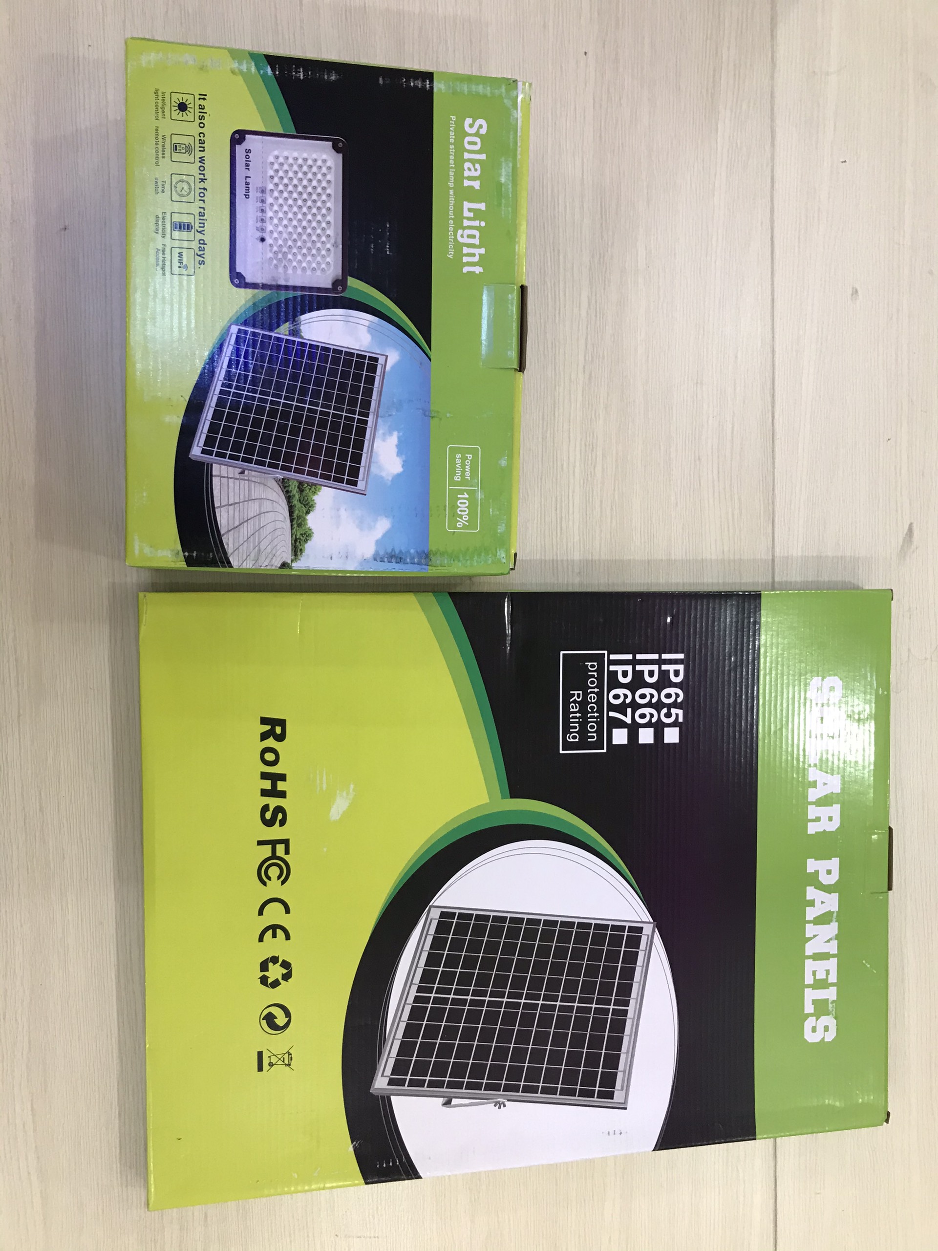 Đèn năng lượng mặt trời, đèn led năng lượng mặt trời, 100W 200W 300W, đặt ngoài trời có điều khiển từ xa.
