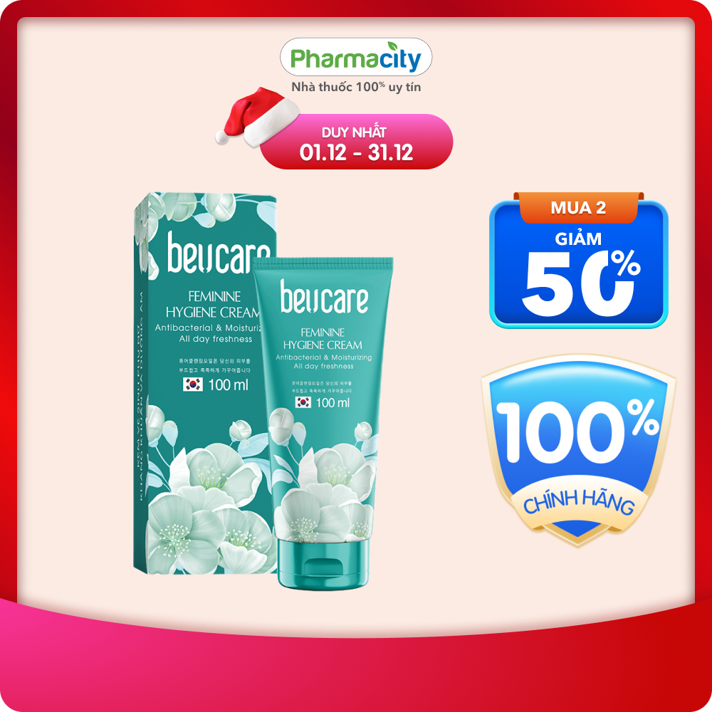Kem vệ sinh phụ nữ  dưỡng ẩm BeUCare Ferminine Hygiene Cream - Antibac terial & moisturizing