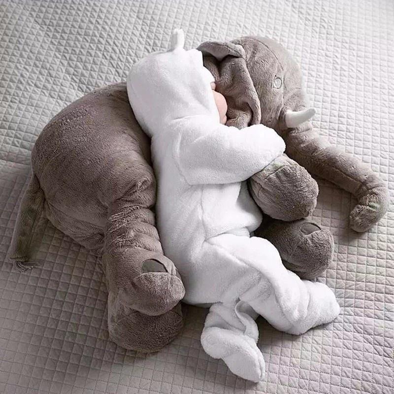 80Cm Sang Trọng Tai Voi Đồ Chơi Cho Bé Ngủ Đệm Lưng Nhồi Bông Mềm Gối Tai Voi Búp Bê Sơ Sinh Thảm Chơi Búp Bê Trẻ Em Quà Tặng Sinh Nhật