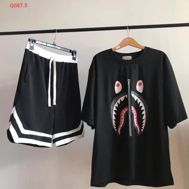 Quần Short boli 2v thể thao nam nữ - Sọt Lững Kiểu Dáng Thể Thao Unisex hai Màu Đen,trắng 05x..