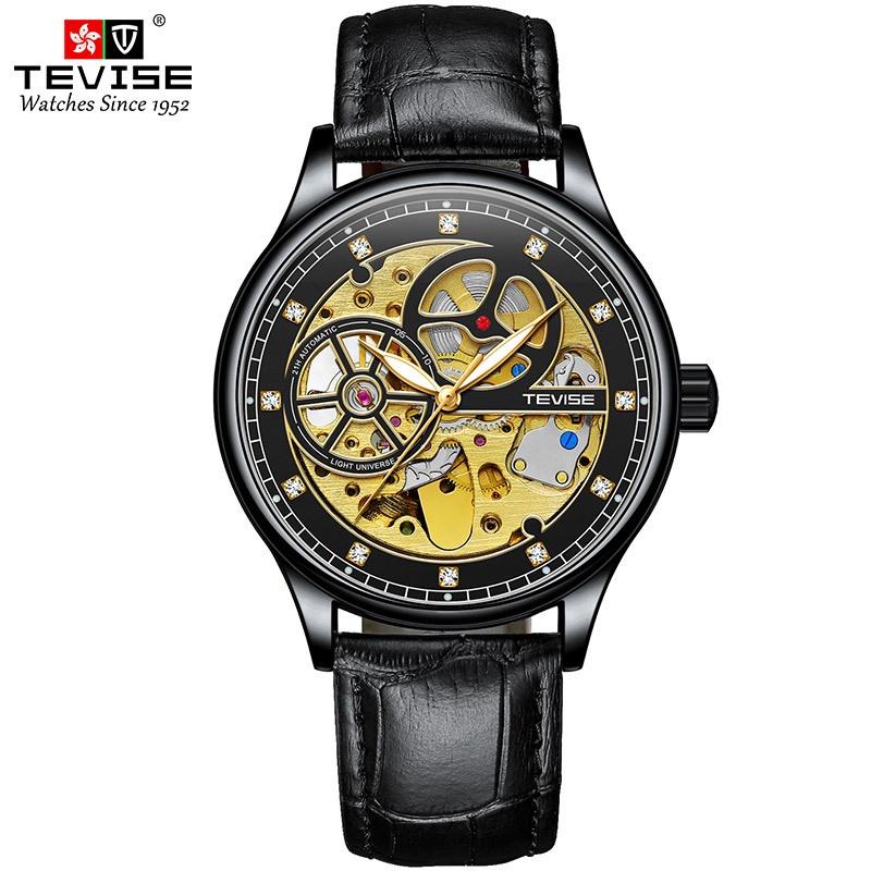 Đồng hồ nam cao cấp TEVISE T820E máy cơ thời trang chống thấm nước