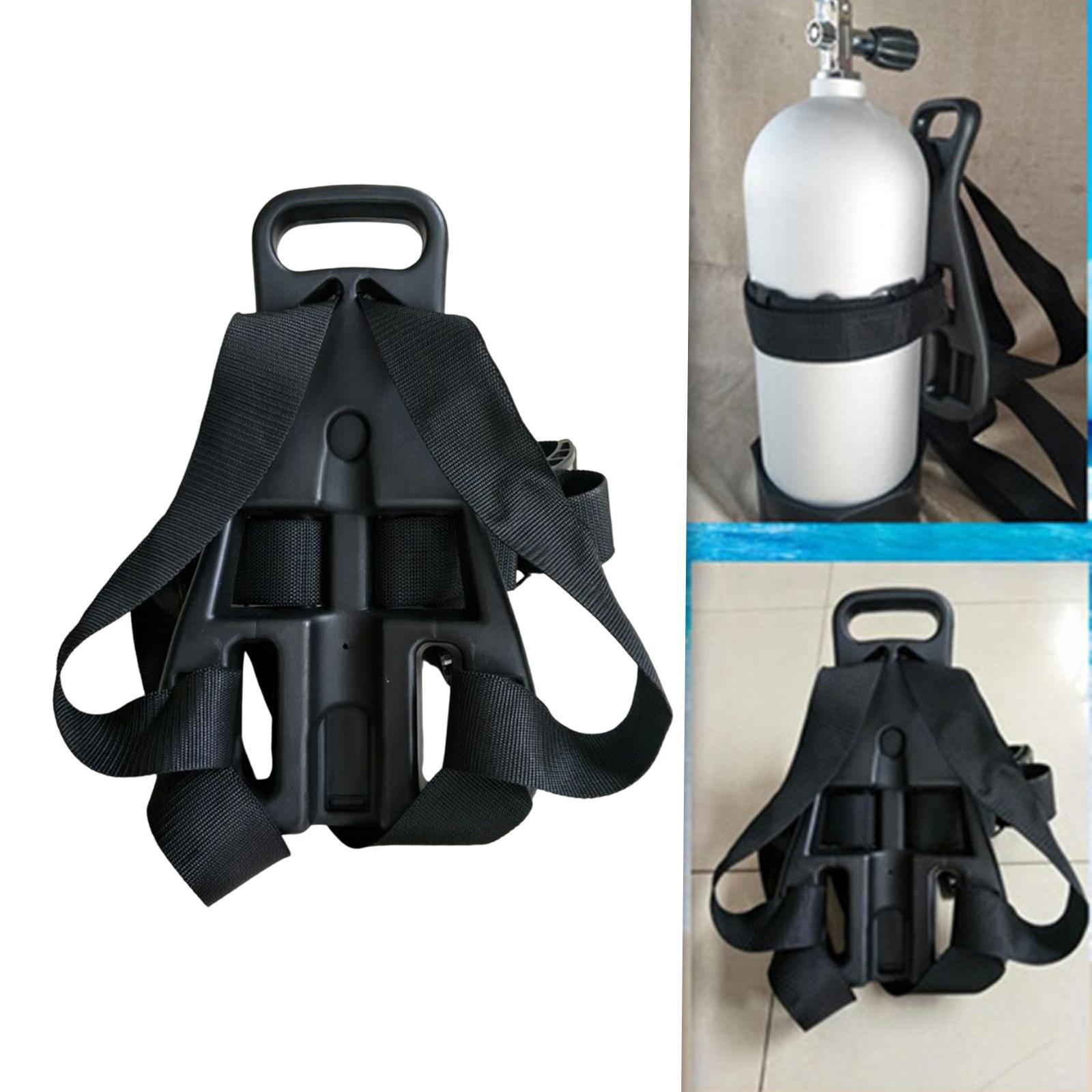 Portable Diving Tank Backpack Scuba Tank Holder Single  Bottle Support Bracket Gas Cylinder Holder