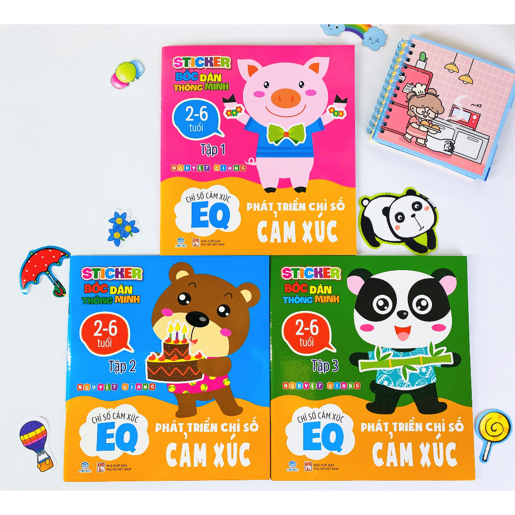 Sách - Sticker Bóc Dán Thông Minh: Phát Triển Chỉ Số Cảm Xúc EQ - Ndbooks