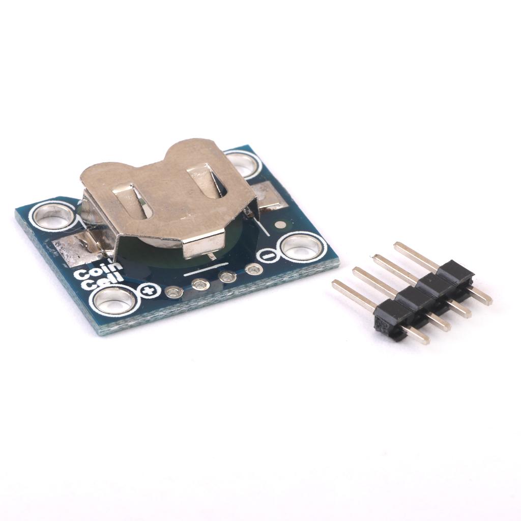 CR1220 battery holder Coin Cell Socket Mount Breakout Board Module 4 Pins