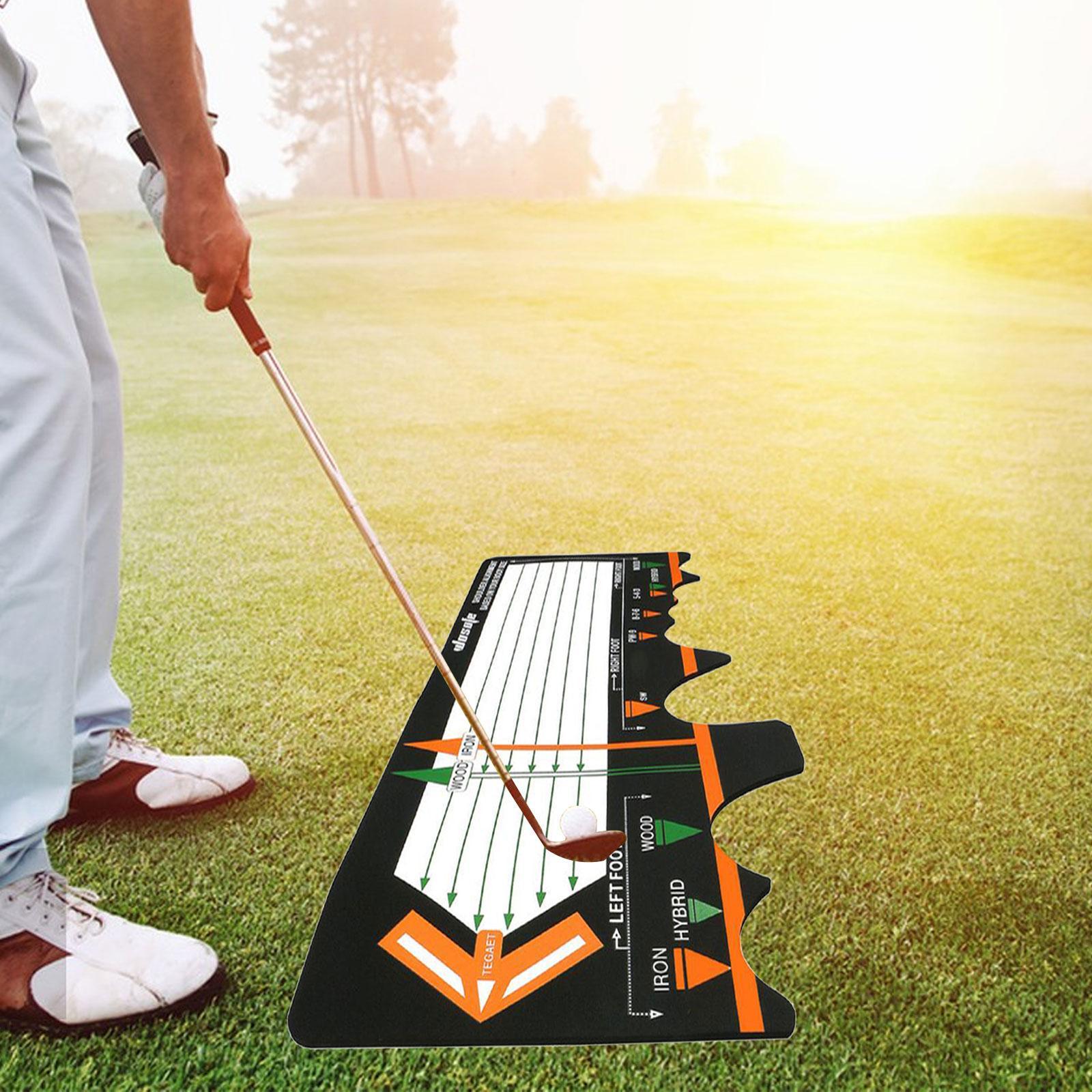 Golf Practice Swing Mat, Golf Swing Practice for Swing Detection Batting, Golf Pad for Driving Range Golf Accessories