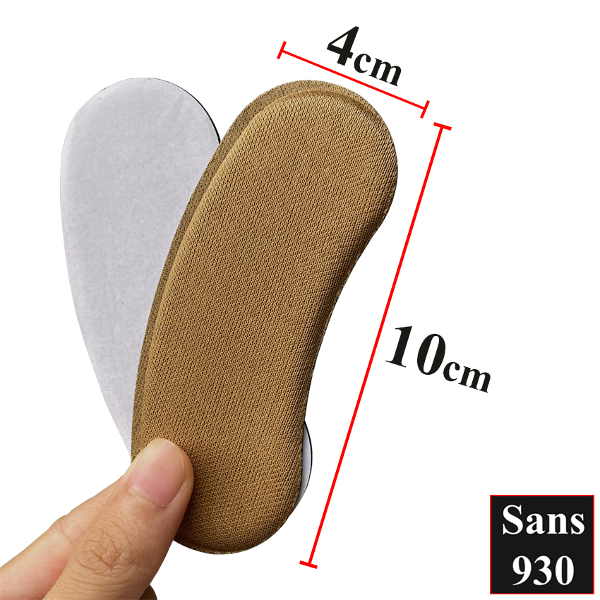 Miếng lót gót giày Sans930 đệm dán êm chân chống rộng bị đau trầy trượt giầy cao búp bê có thể tái sử dụng