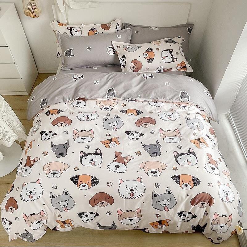 Bộ Chăn Ga Gối Cotton Poly Set 4 Món Hàng Nhập Khẩu