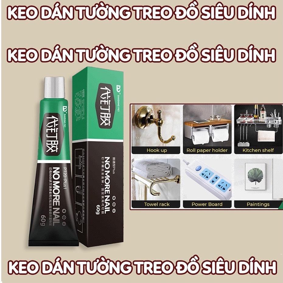 Keo Dán Đa Năng Siêu Dính, Siêu Bền NOMORENAIL Thay Thế Đinh Vít TRỌNG LƯỢNG 20G