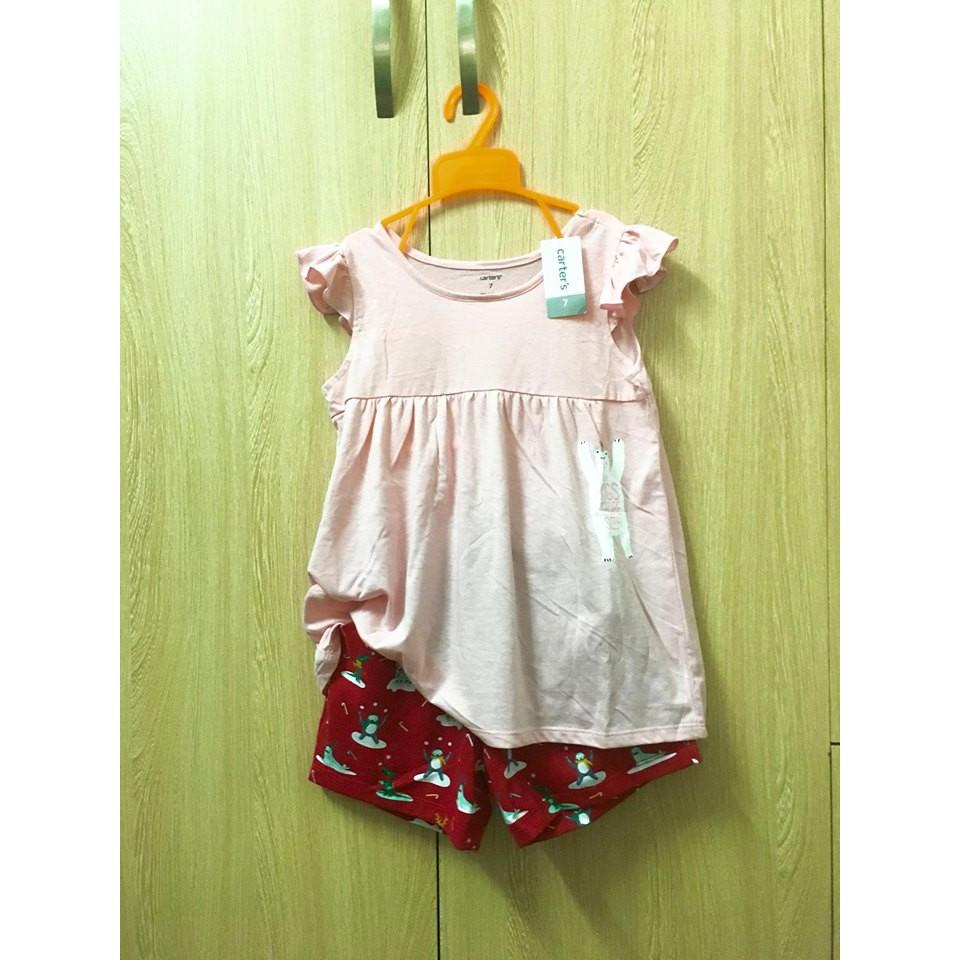 T2.23_Bộ carter girl bèo vải xuất dư 1-7y