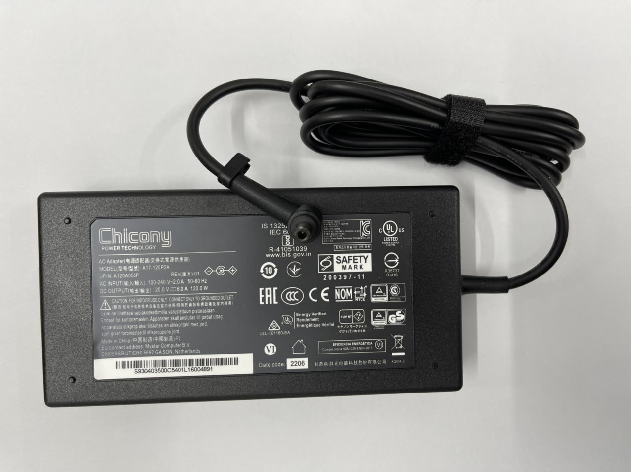 Sạc (ADAPTER FIT) dành cho Laptop MSI GF63 THIN 12VE Series 12VE-068US ADP-120VH D ADP-120CH B 120W 4.5mm