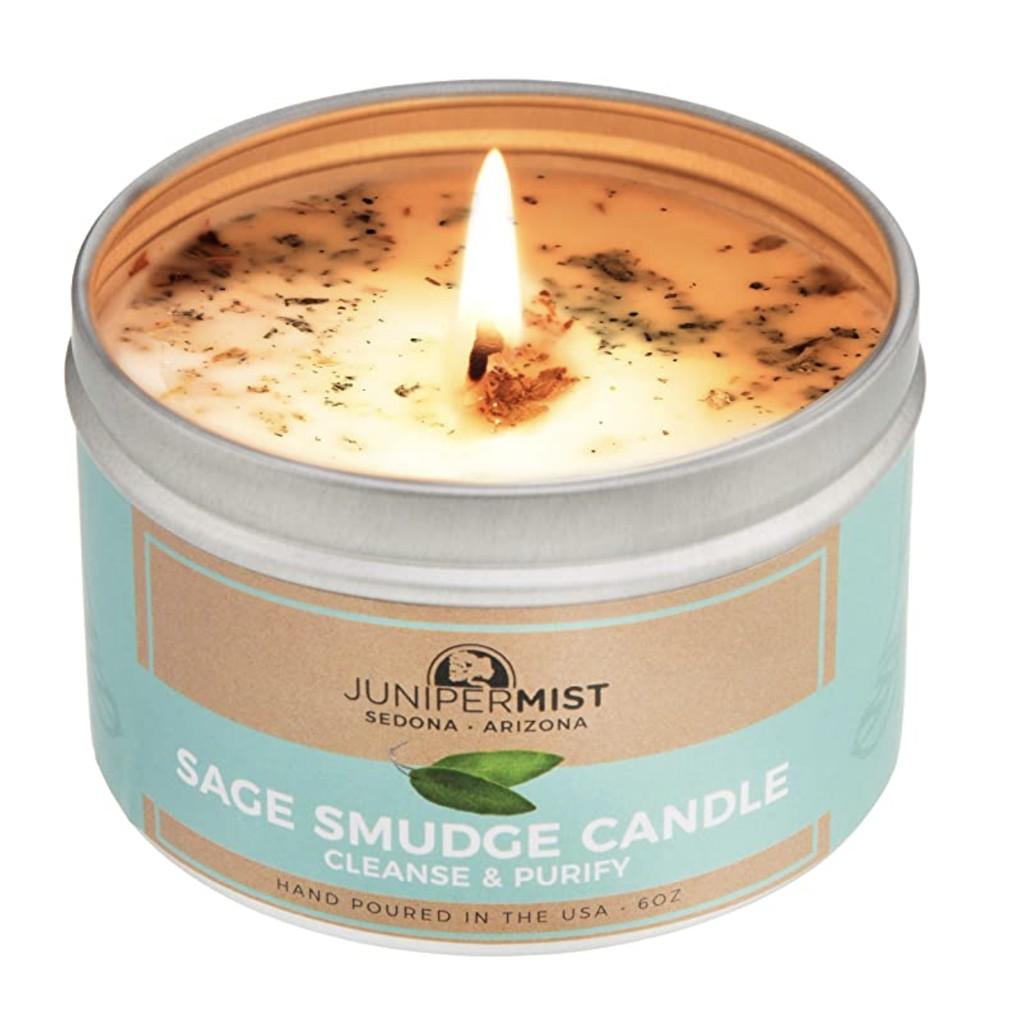 Nến Thơm Thanh Tẩy (Sage Smudge Candle) Tái Tạo Năng Lượng &amp; Hồi Phục Tâm Linh l XÔ THƠM THANH TẨY