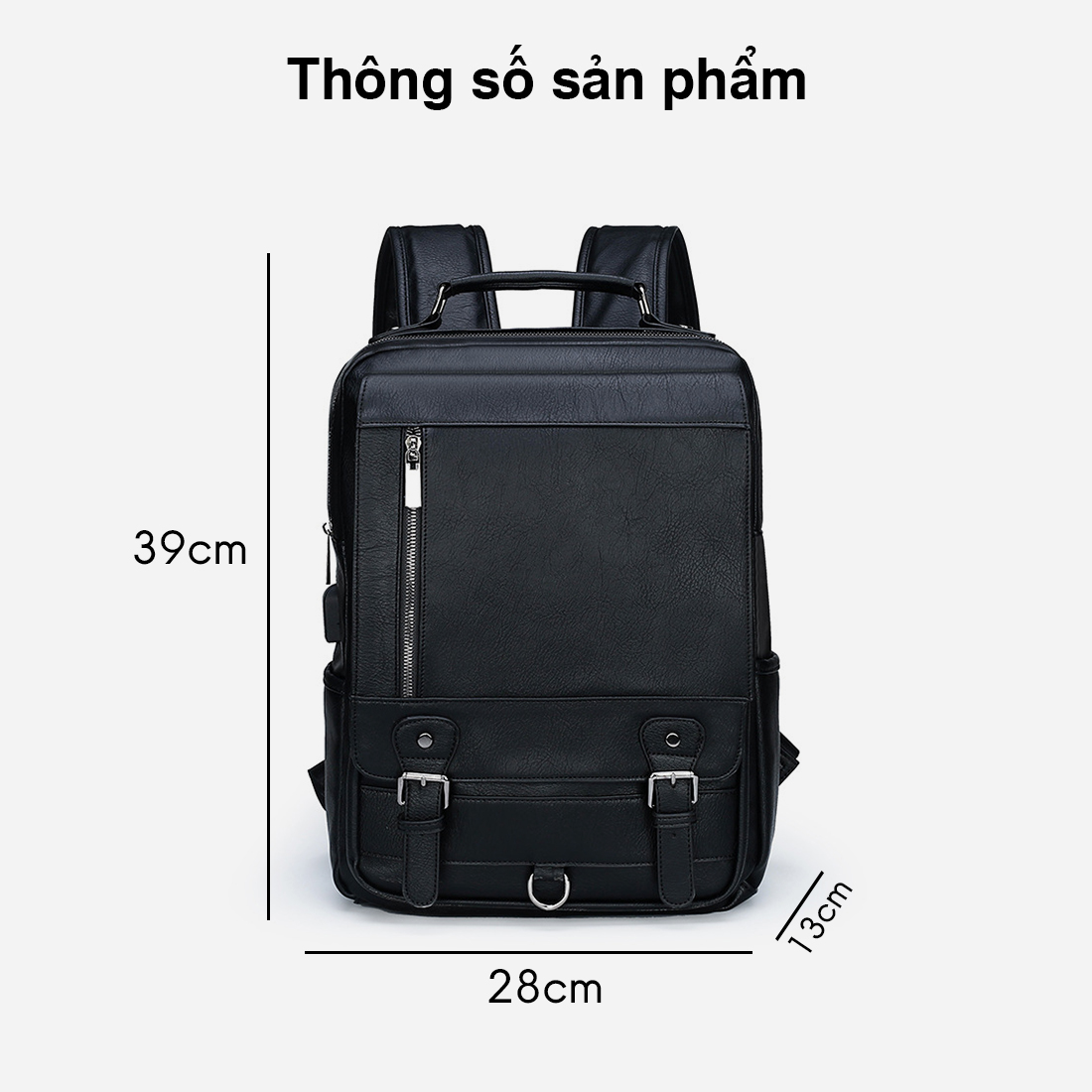 Balo Nam Nữ MENDO - Balo thời trang, đựng vừa laptop 15,6 inch - B8044