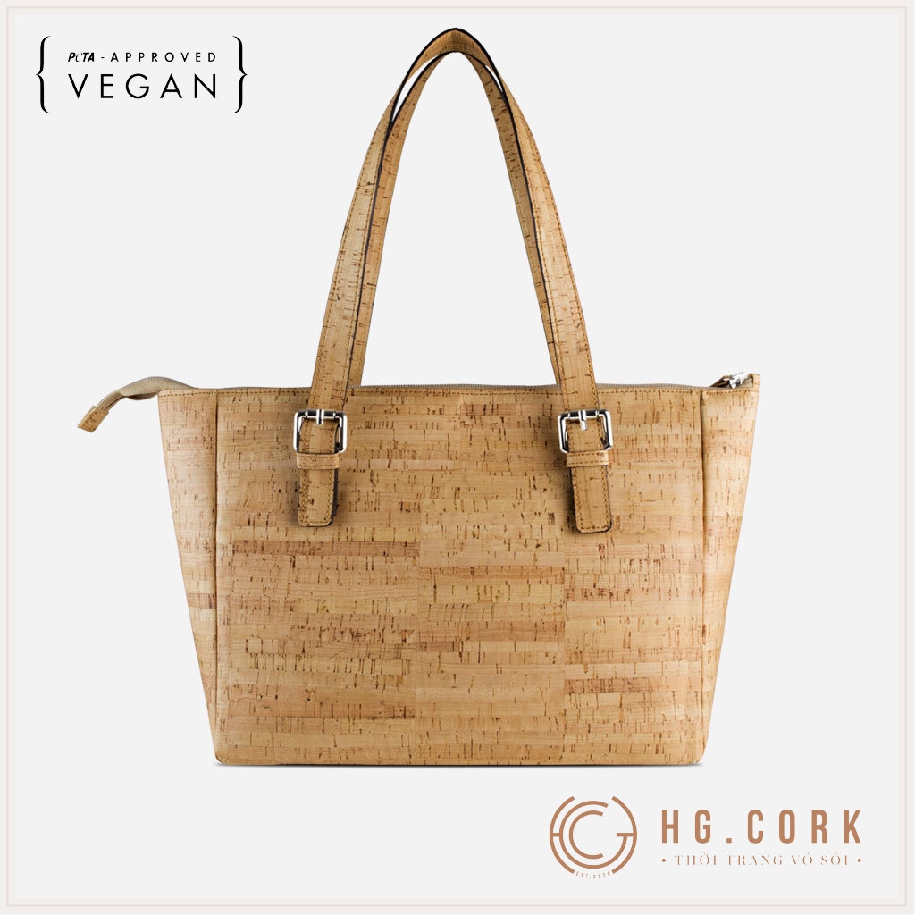 Túi Đeo Vai Nữ Satchel - HGcork Corkor CK149 - Da Cork Thực Vật Cao Cấp - Hàng Chính Hãng, Sản Xuất Tại Bồ Đào Nha